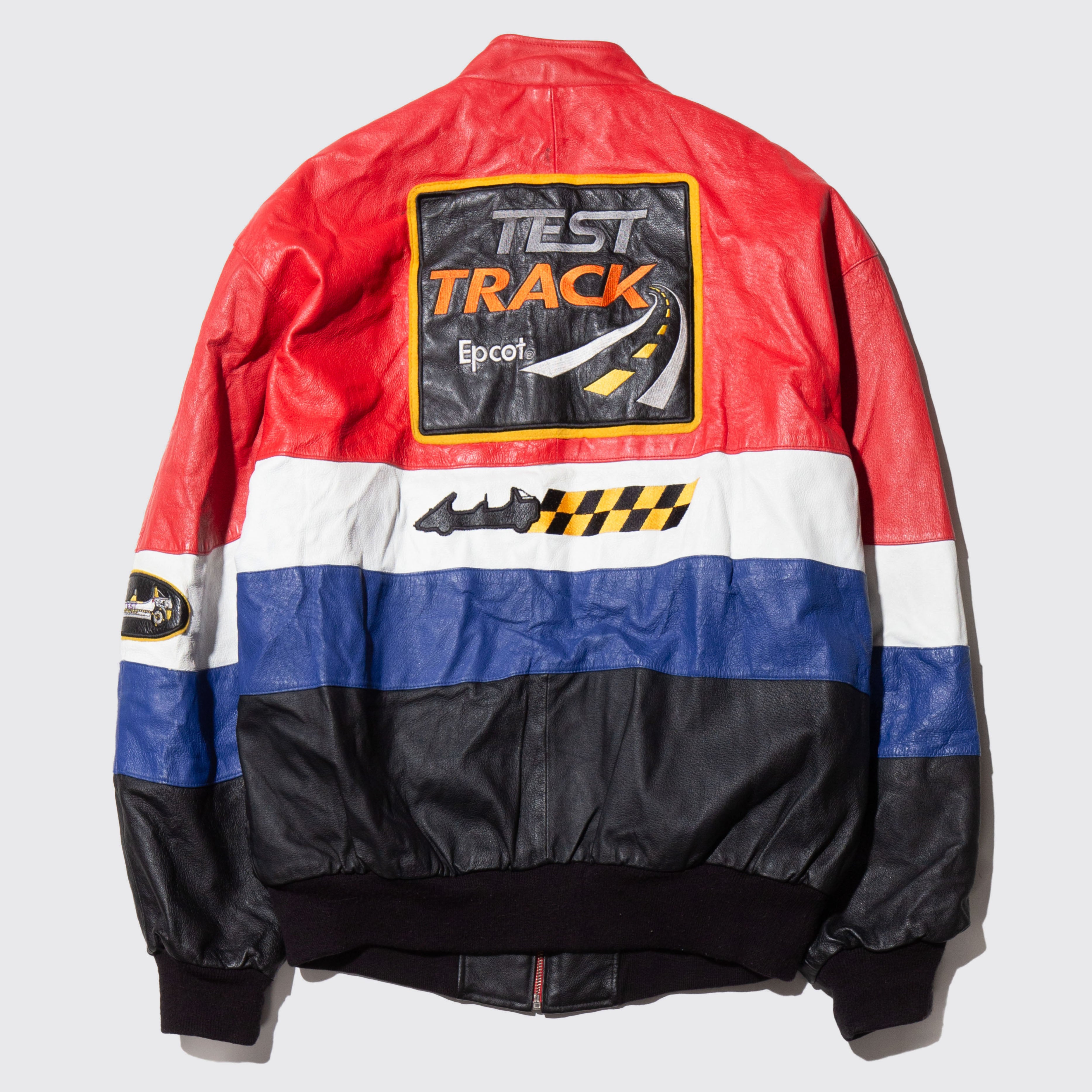vintage 90's mickey inc test track leather jacket – NOILL