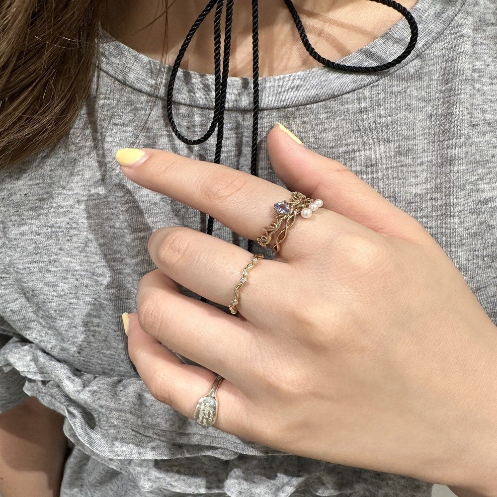 NOJESS 【新品未使用】☆メッセージシルバーリング☆13号 シルバー