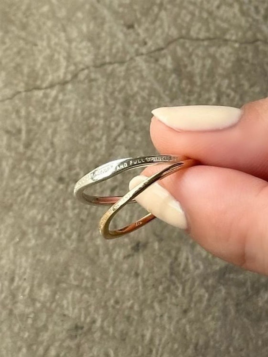 メッセージリングでポジティブに！｜FEAUTRE｜ノジェス アクセサリー