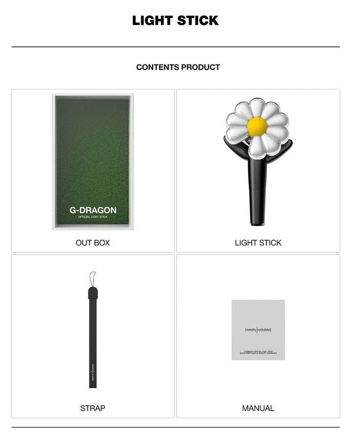 G-Dragon's Official Light Stick is a blooming masterpiece!