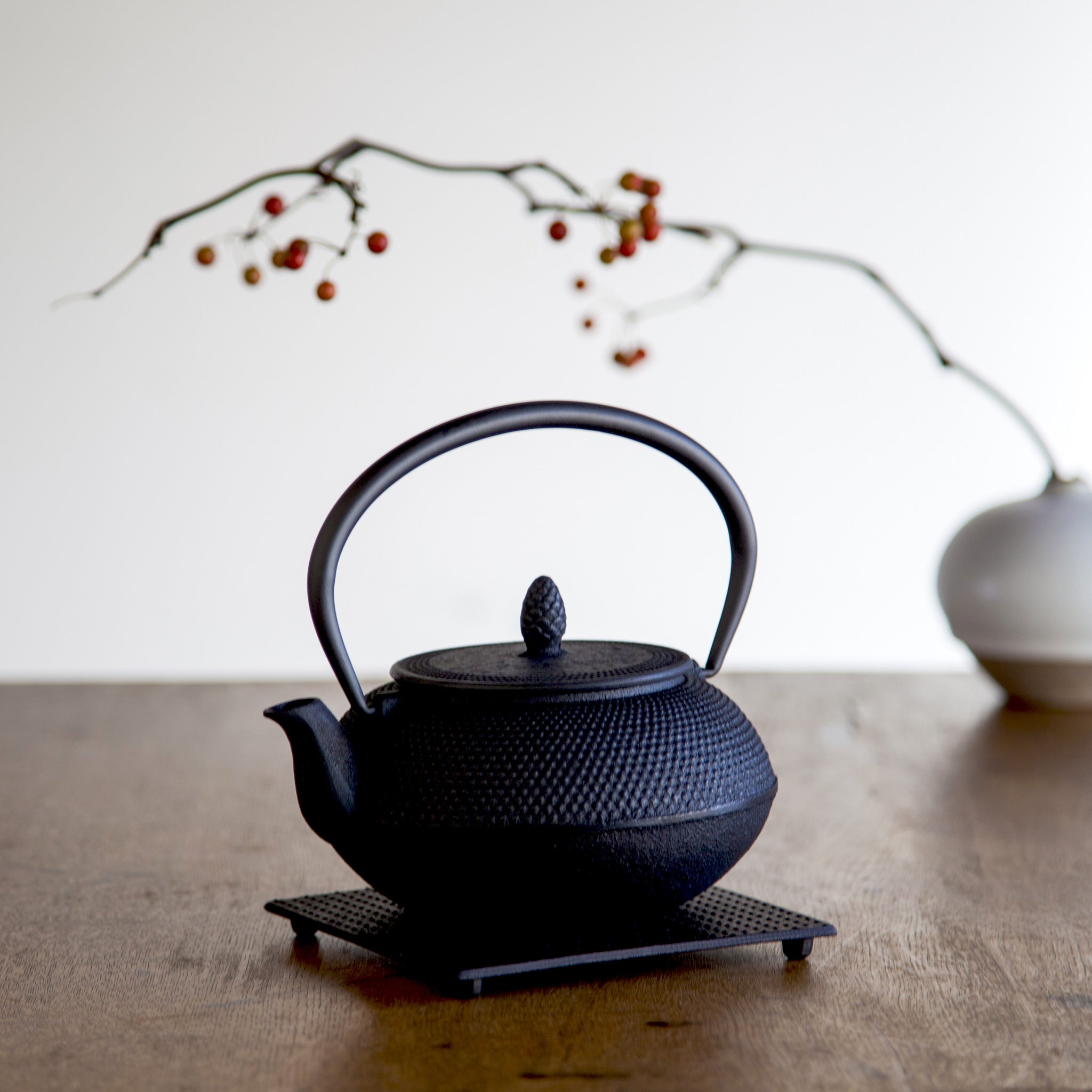 ロジアソシエイツ 南部鉄器急須 あられ 0.4L – NOREN JAPAN 公式通販