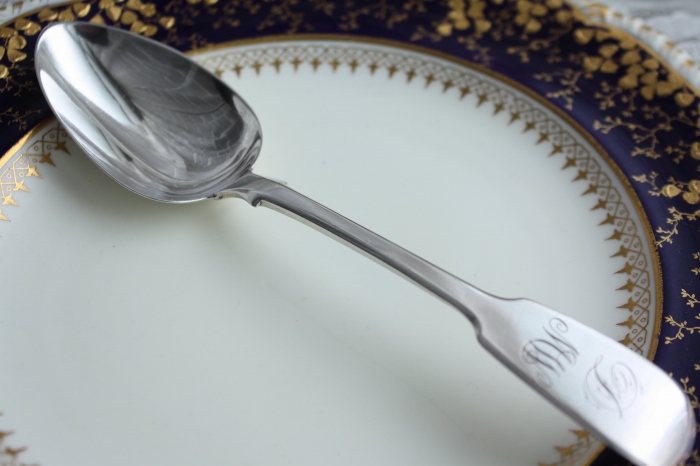 英国アンティーク 1810年 ジョージアン 純銀 ティースプーン ロンドン