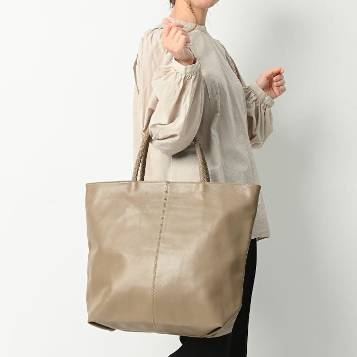 人気色再入荷】ロシェル・ゴート 山羊革 トートバッグ 大きめ 軽量