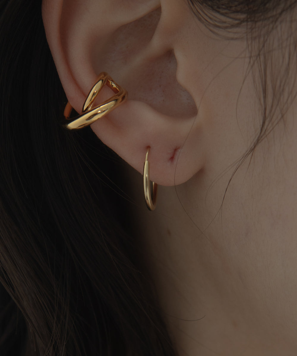 Thin Hoop Pierce（1.5cm）［Silver925］ | 大人のための毎日使える