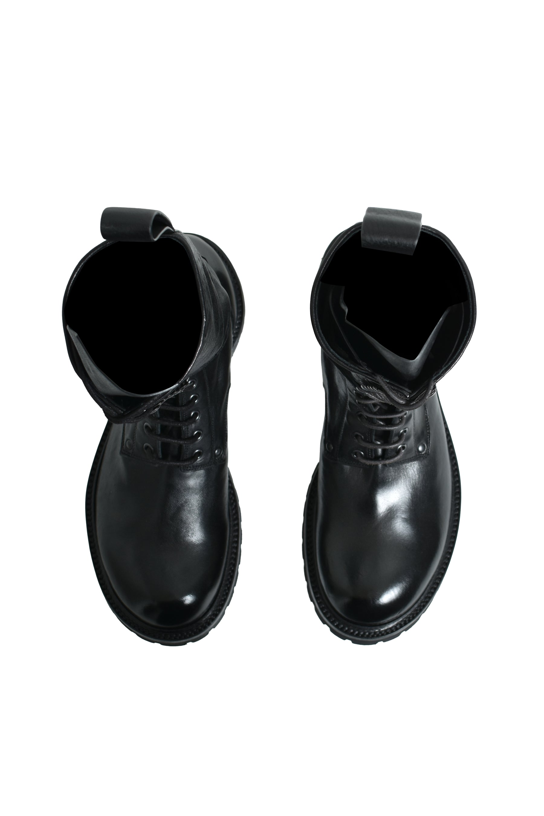 Rick Owens リック オウエンス FW25 ARMY LACED BOOT / BLK - NUBIAN