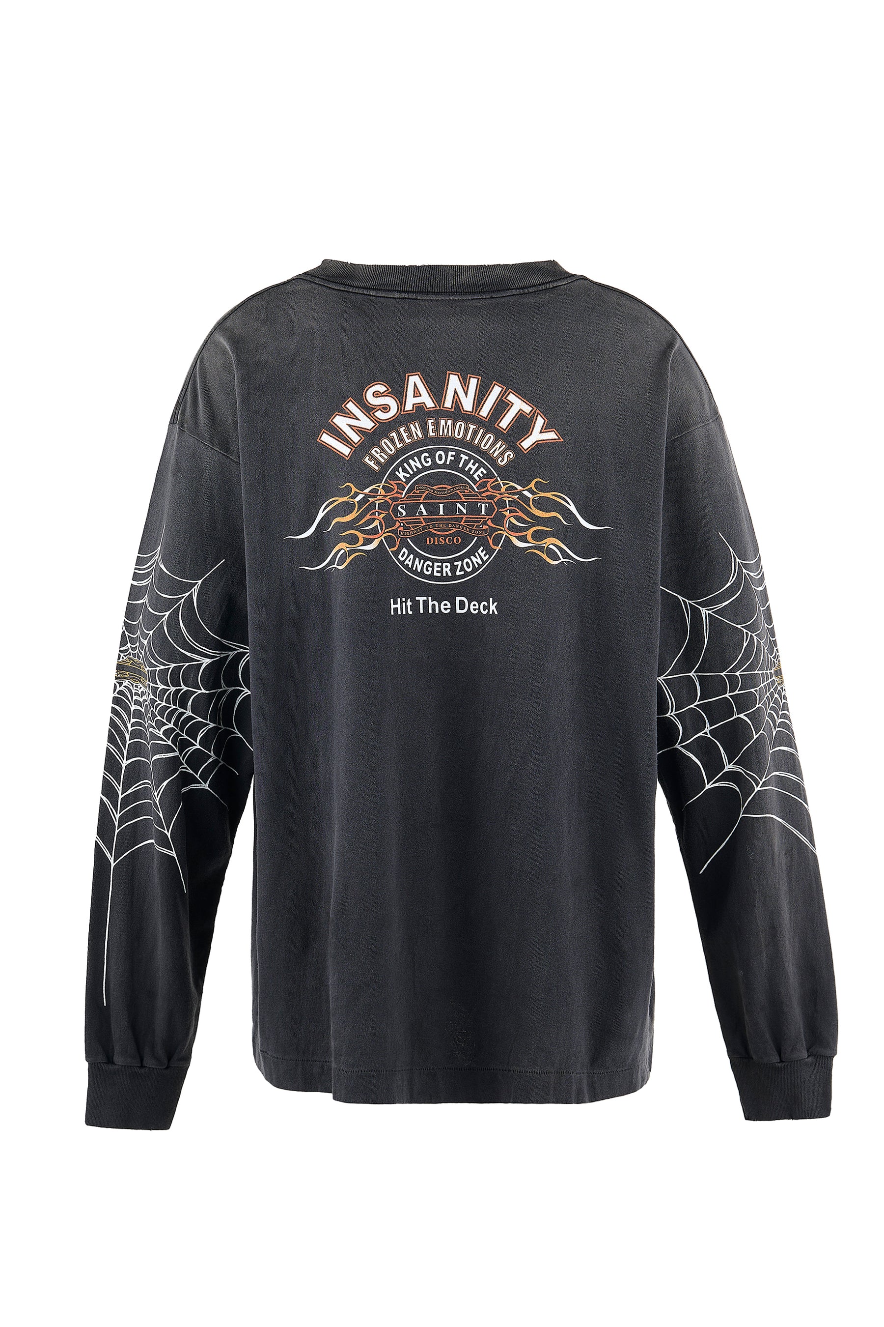 SAINT Mxxxxxx × TEFLON DISCO SS25 ML_LS TEE/INSANITY / BLK - NUBIAN