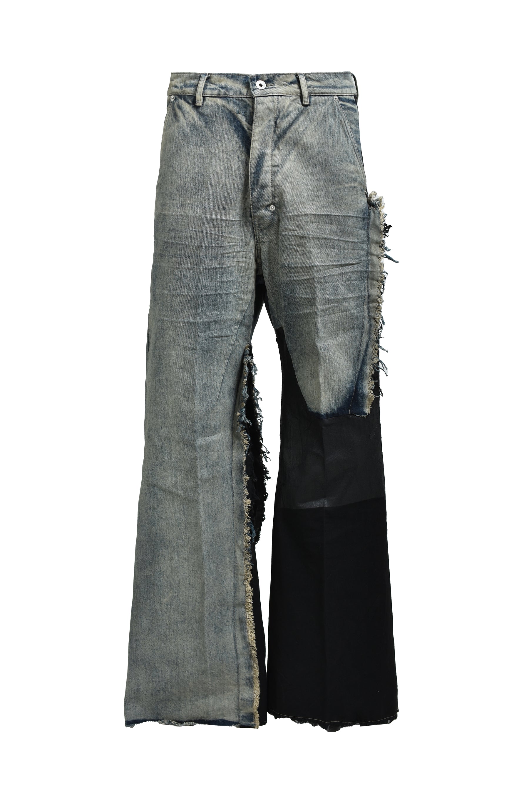 Rick Owens FW25 JORIS TROUSERS / DIRTY HUSTLER BLACK - NUBIAN