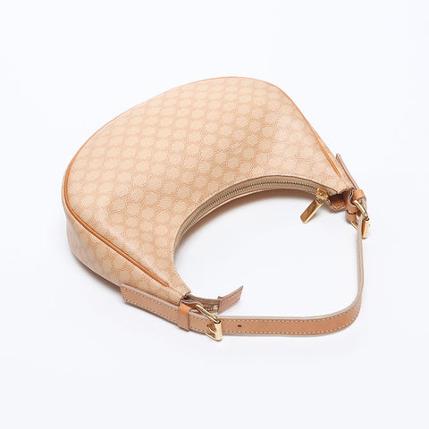 セリーヌ CELINE マカダム柄 ワンショルダー レザー ショルダーバッグ