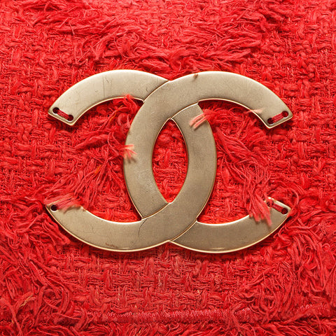シャネル CHANEL 13番台 ツイード チェーン デカココマーク ショルダー