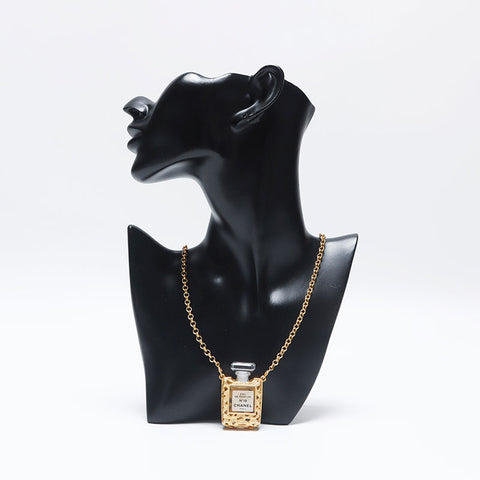 シャネル CHANEL 香水ボトル N°19 香水ケース ネックレス ゴールド