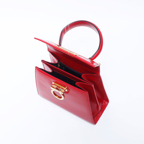 サルヴァトーレフェラガモ Salvatore Ferragamo ガンチーニ レザー