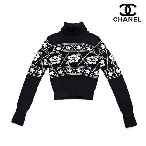 シャネル CHANEL ココマーク サイズ40 1995年 セーター カシミヤ