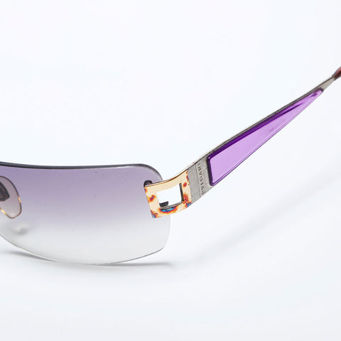 ブルガリ BVLGARI リムレス フレームレス グラデーション サングラス