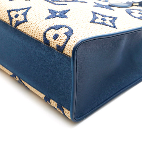 ルイ・ヴィトン LOUIS VUITTON モノグラム ラフィア オンザゴー MM