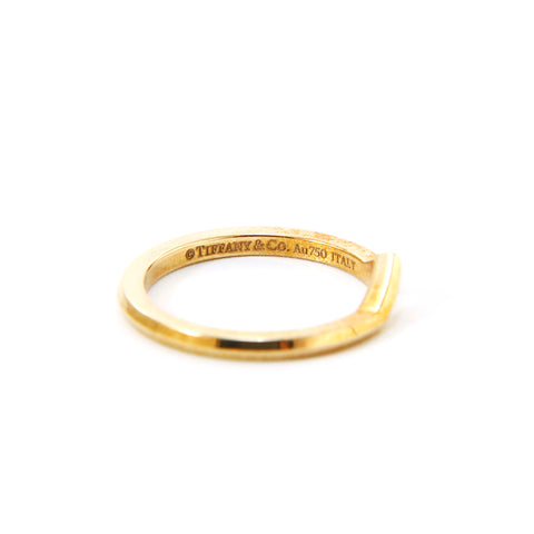 ティファニー TIFFANY&Co. セッティングVバンドリング K18YG 1.7g 44