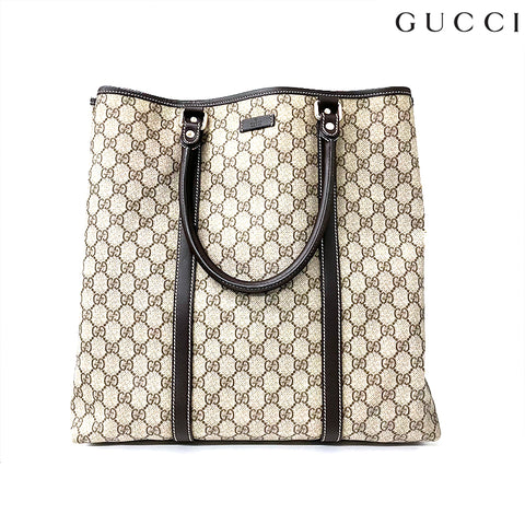 グッチ GUCCI GGスプリーム トートバッグ 総柄 PVC レザー A4サイズ可