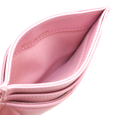 シャネル CHANEL 19 ココマーク マトラッセ ラムスキン 名刺入れ