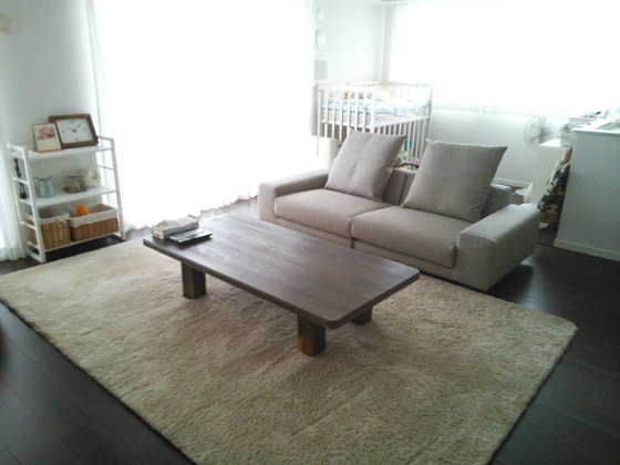 東京都足立区にお住まいのK.T様邸のお部屋｜日本を代表する国産ソファ