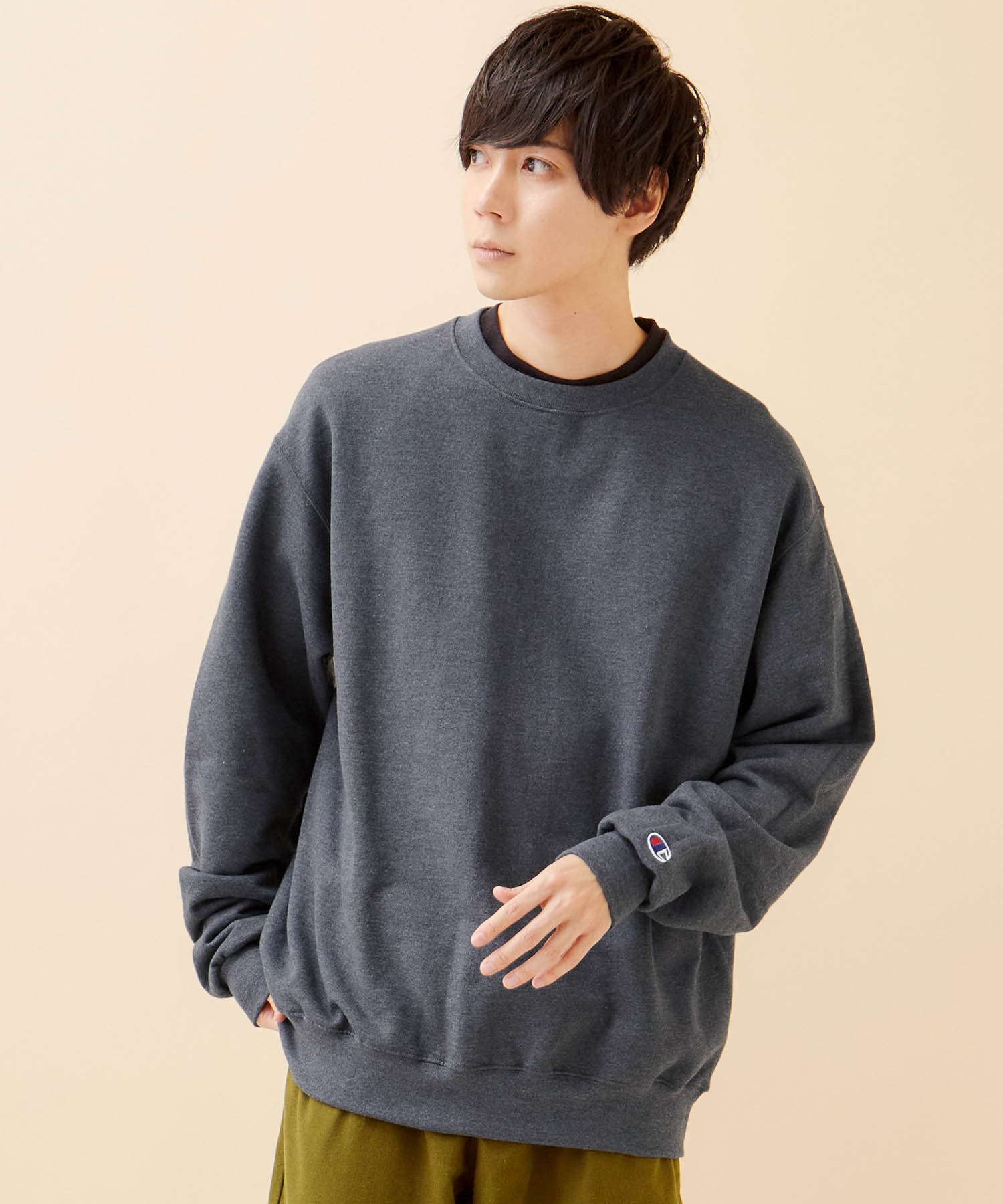 Champion PULLOVER オーバーサイズ プルオーバー クルーネック