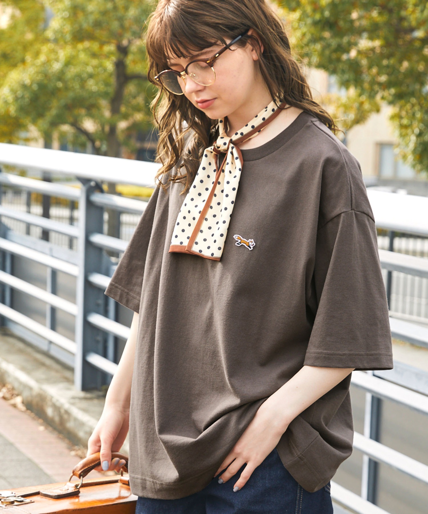 PENNEYS/ペニーズ 別注 THE FOX ロゴ ワッペン刺繍ワンポイント ルーズ