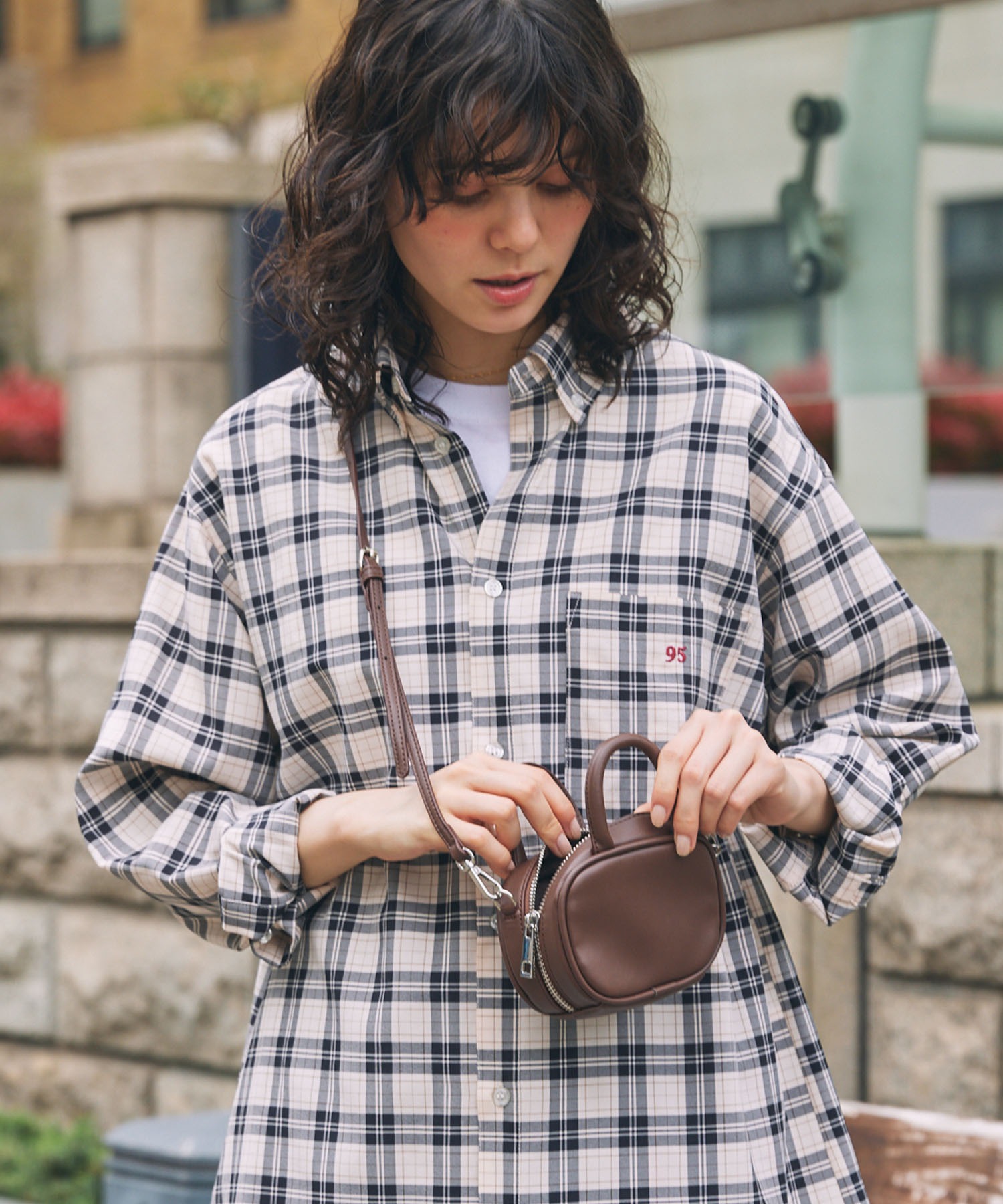 2WAY ミニボストン スクエア ショルダーバッグ MONO-MART LADY'S│MONO