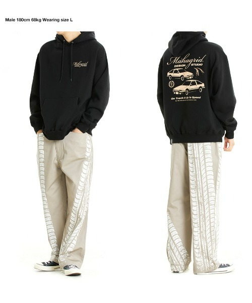 mahagrid/マハグリッド』TOURING CAR HOODIE/チューニングカー プル