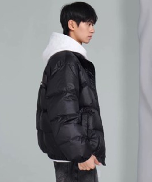 A'GEM/9 × .kom『JUMPNEXT／ジャンプネクスト』ロゴ中綿ジャケット