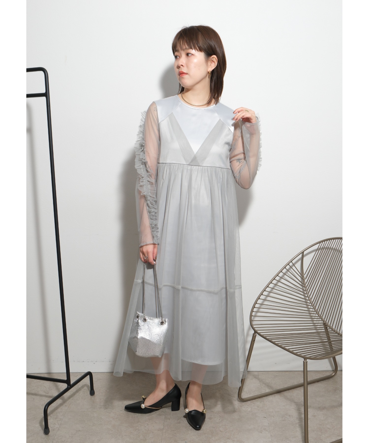 フリルチュールオケージョンワンピース Palm Riche│Eimee Law