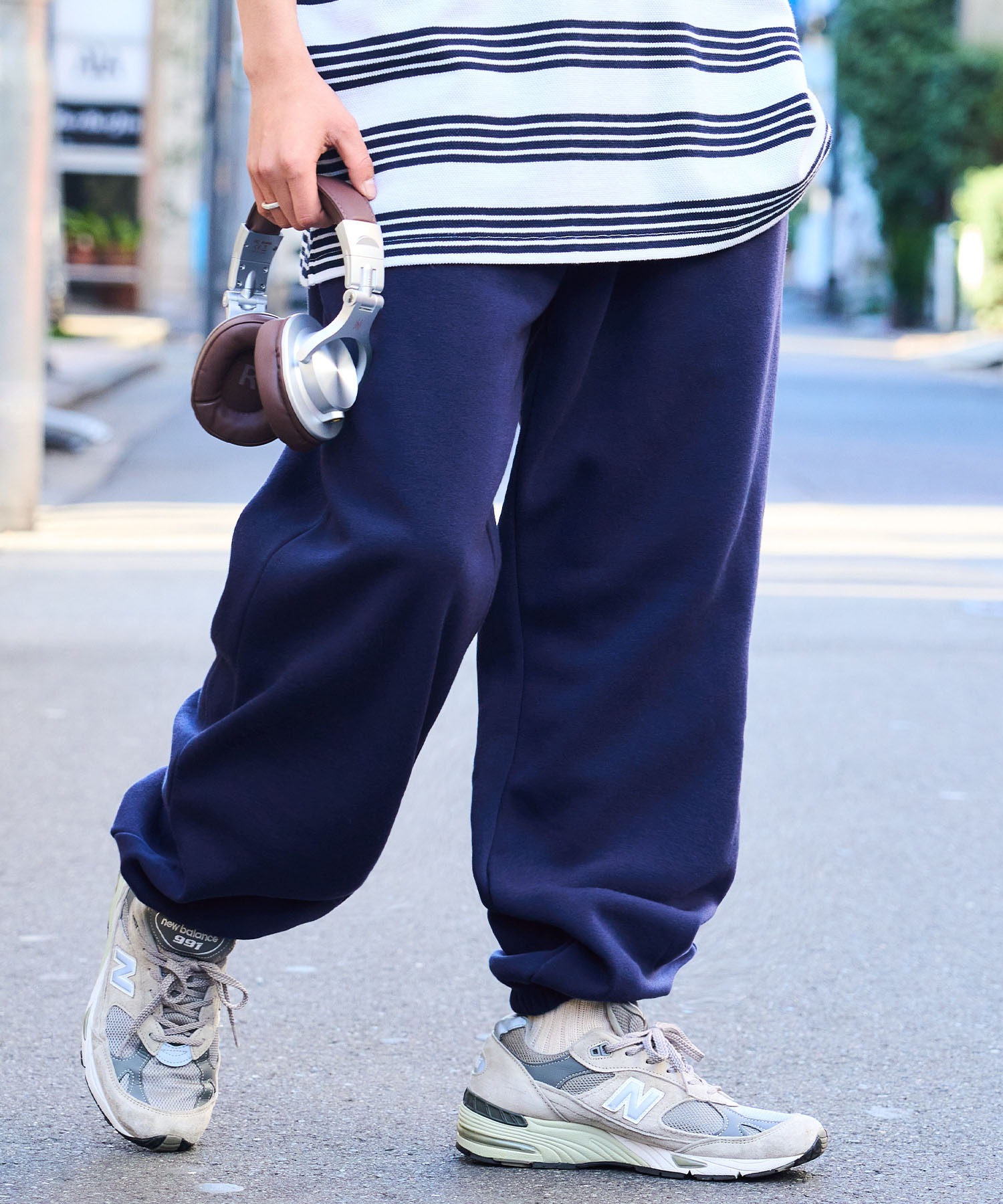 ルーズシルエットカラースウェットパンツ MONO-MART│MONO-MART