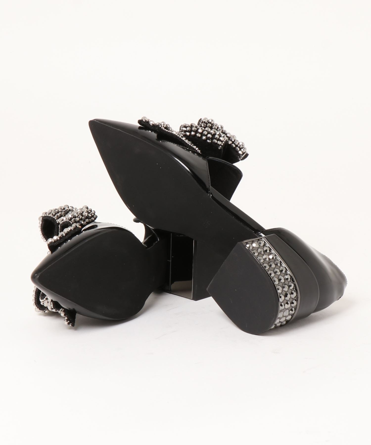 ビッグリボンラインストーンヒールシューズ Jeffrey Campbell│Jeffrey