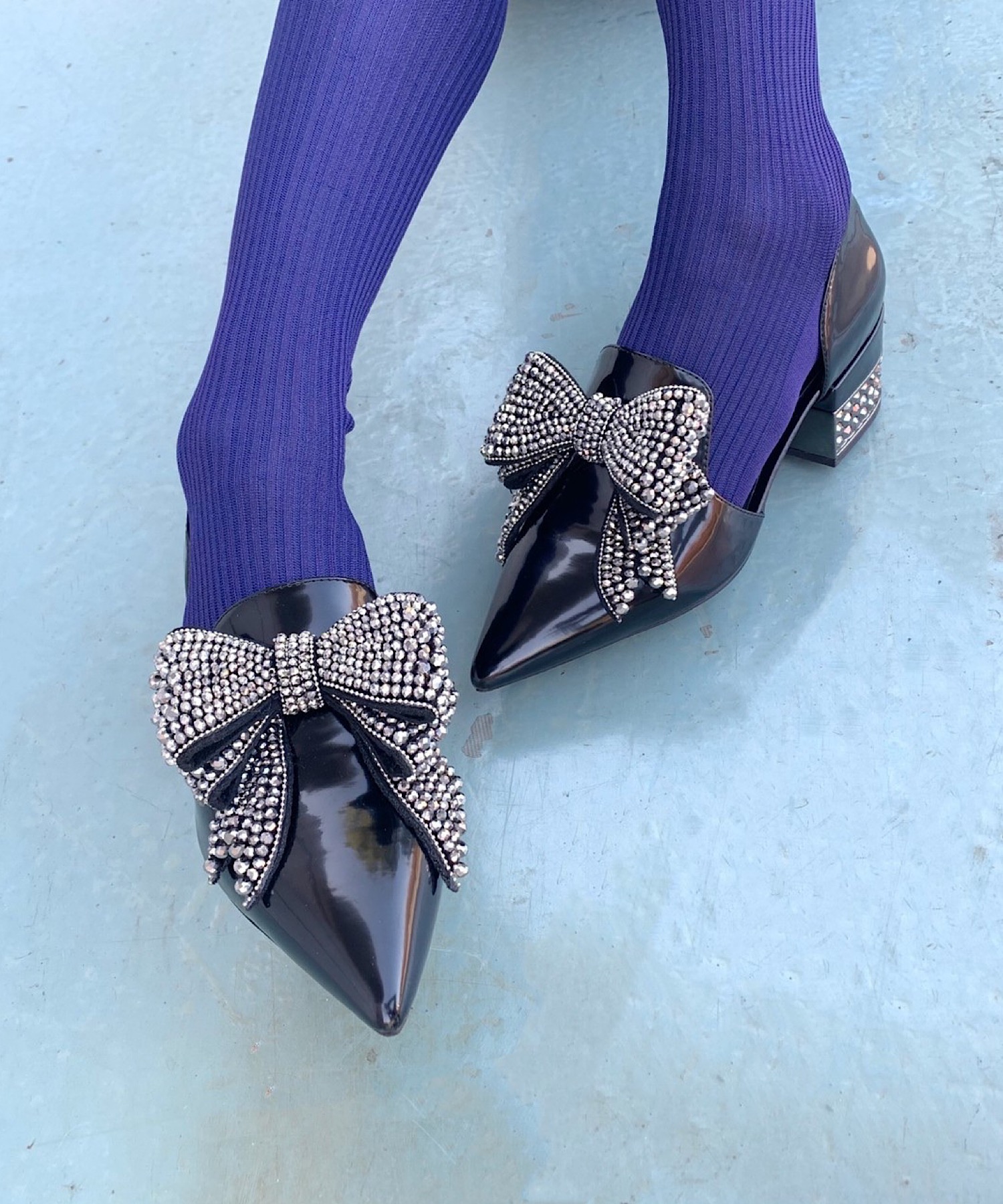 ビッグリボンラインストーンヒールシューズ Jeffrey Campbell│Jeffrey