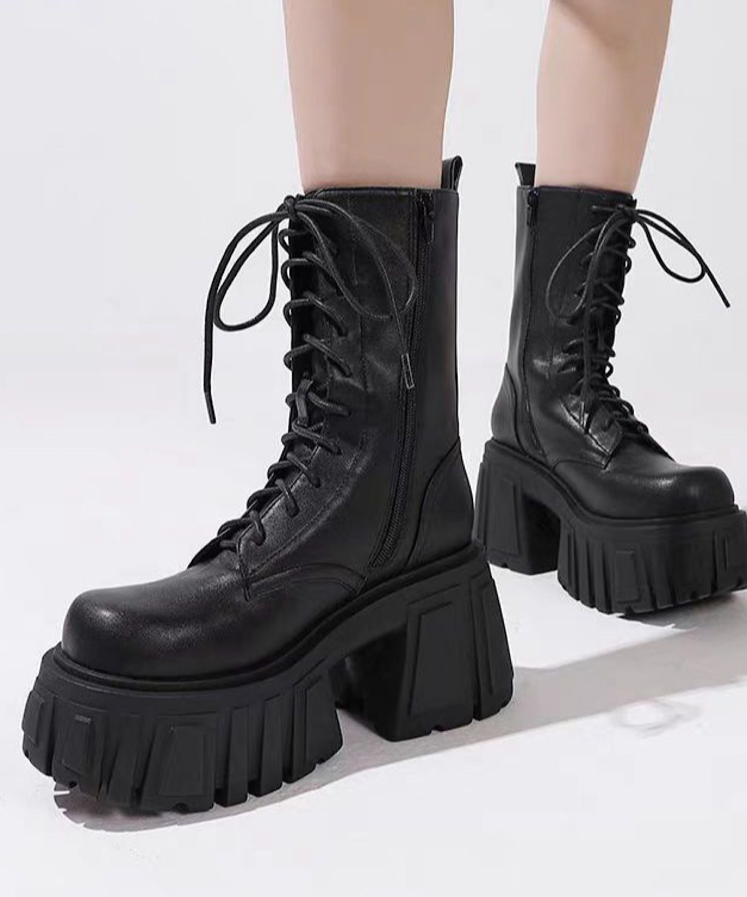 厚底 レースアップブーツ JUST ABOUT│Jeffrey Campbell OFFICIAL