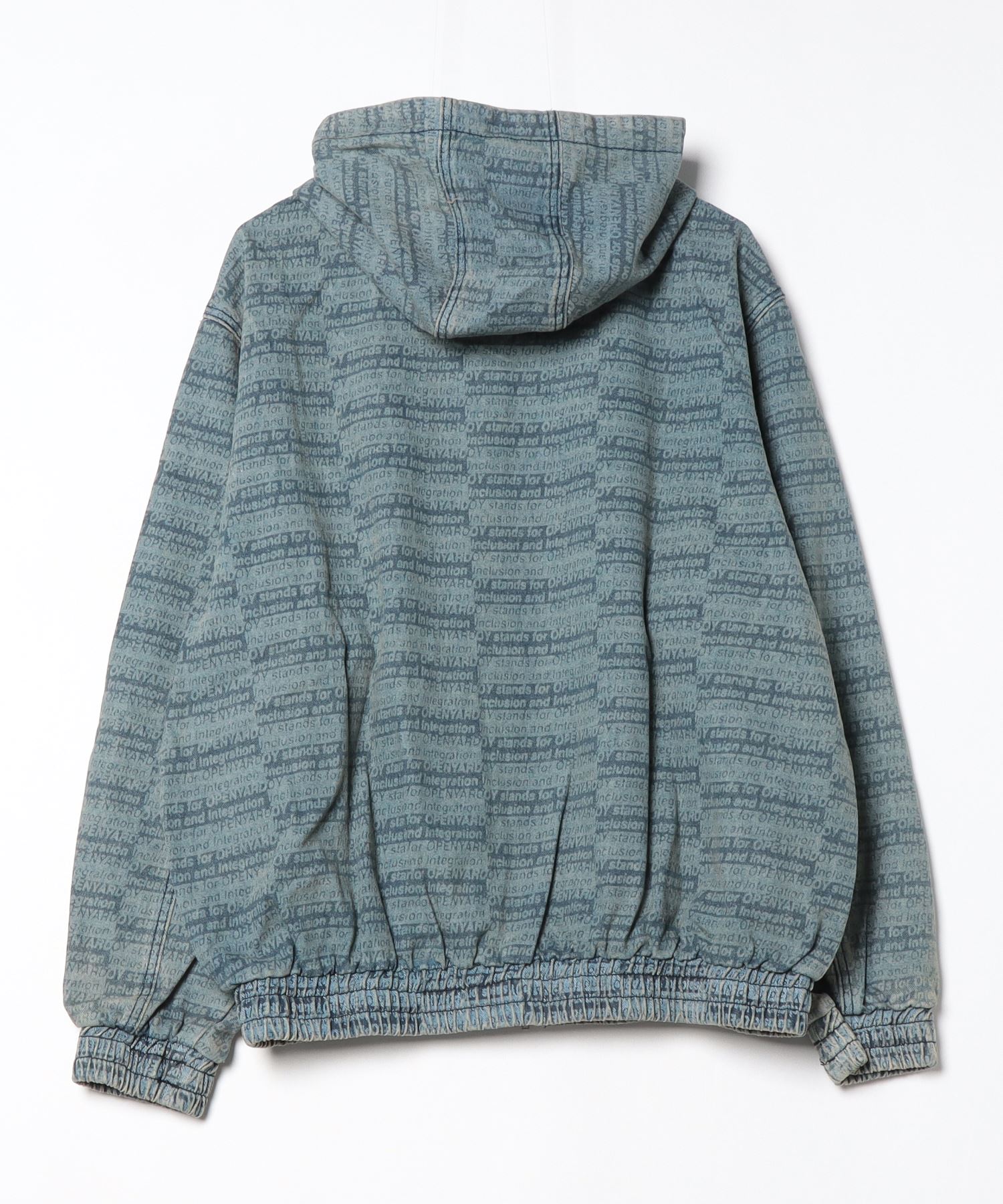 OY/オーワイ』 P.L WASHED DENIM HOODED JACKET/ワッシングデニム
