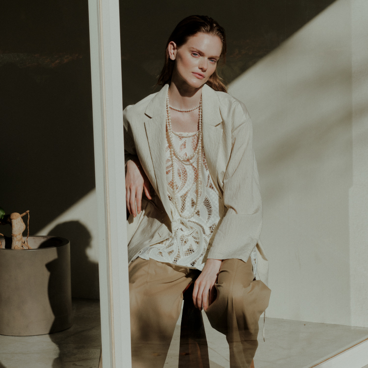 green label relaxing｜グリーンレーベル リラクシングのニット