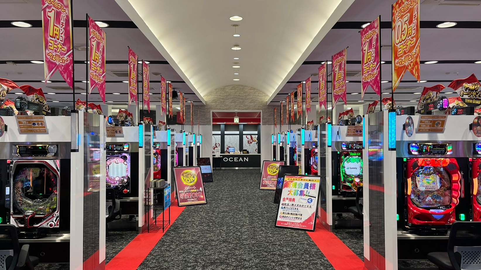 オーシャン谷頭駅前店 | 高栄興業 株式会社 ｜ 宮崎のパチンコ