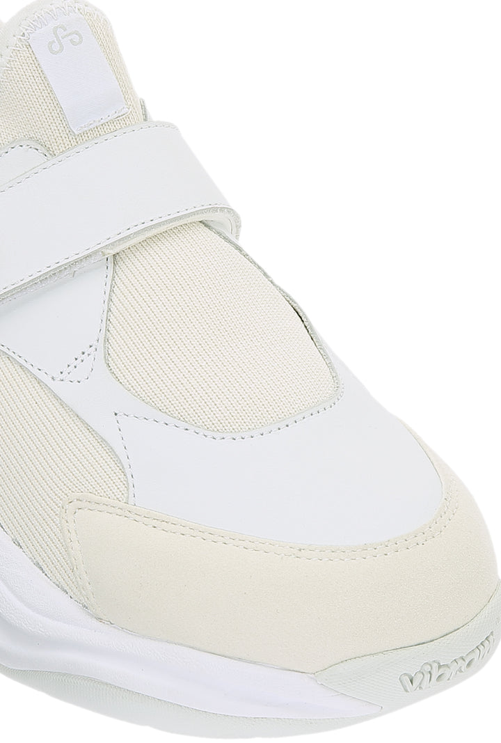 OAO公式ストア】WOVENT (ウーヴェント) | ニットレザースニーカー 厚底