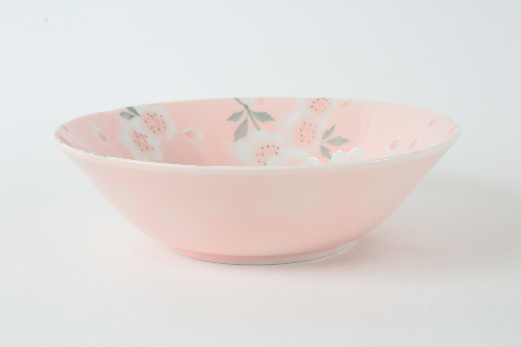 601mk47△小紋 菱 花弁 葉 淡い桃色 正絹△美品 601mk47△小紋 菱 花弁