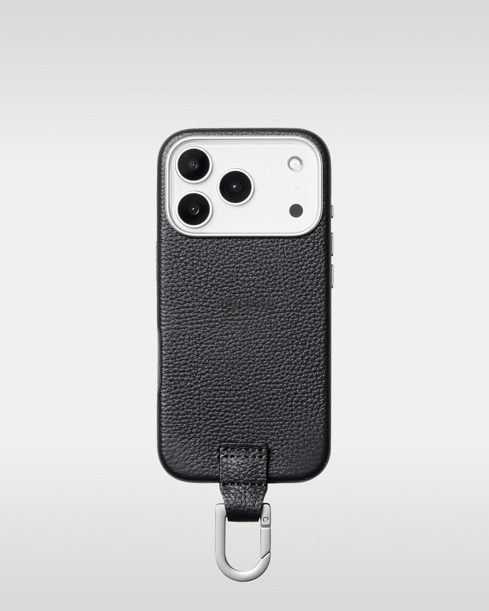 レザー製 iPhoneケース セット / ストラップ付スマホケース / スマホ