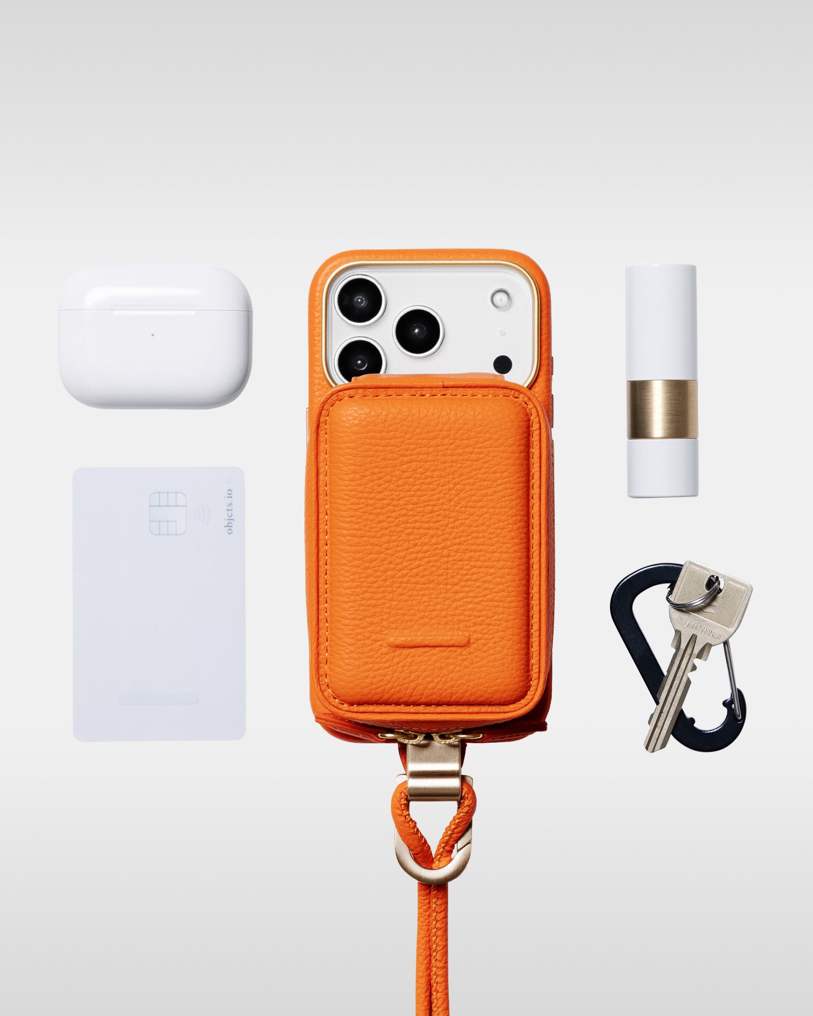 マイクロバッグ - レザー スマホショルダー / ウェアラブル iPhone