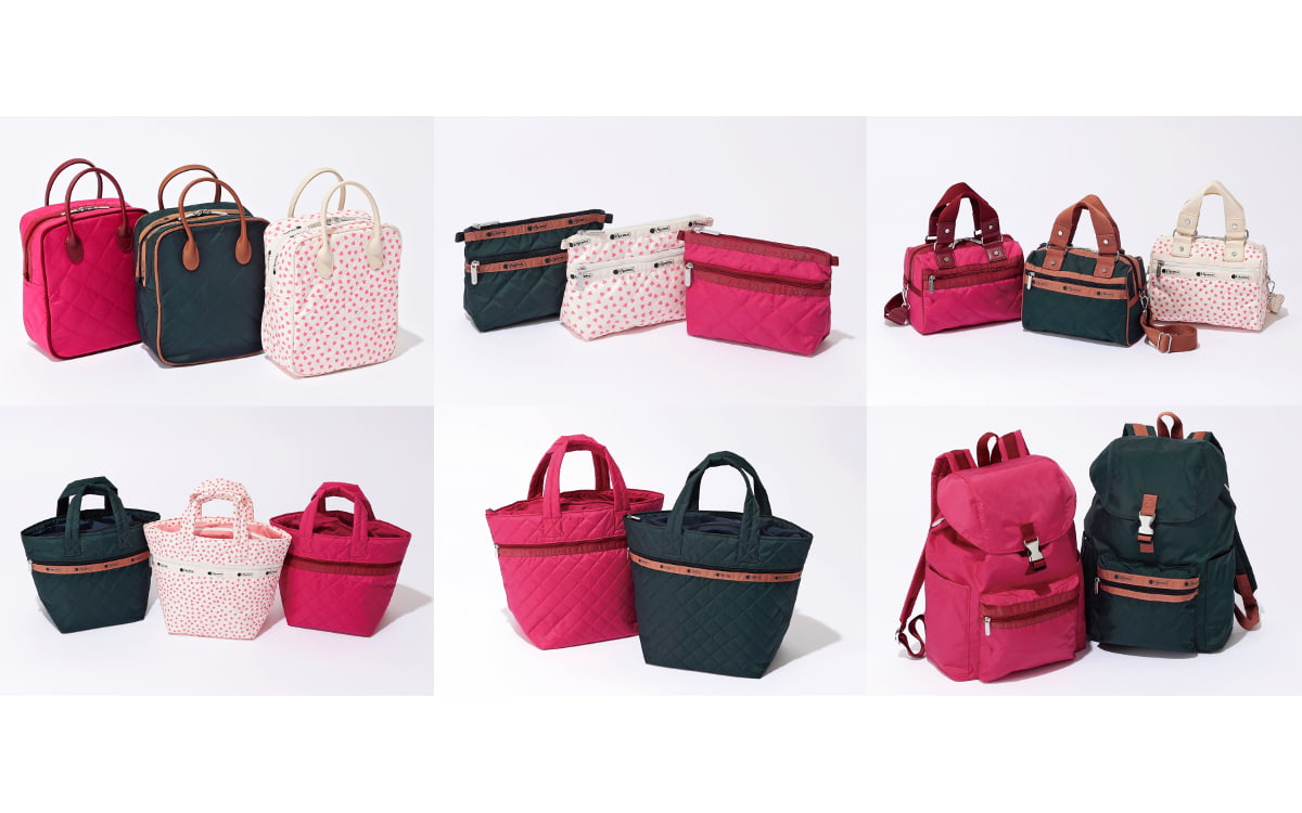 レスポートサック×神崎恵コラボ第2弾、おしゃれで機能的なポーチ