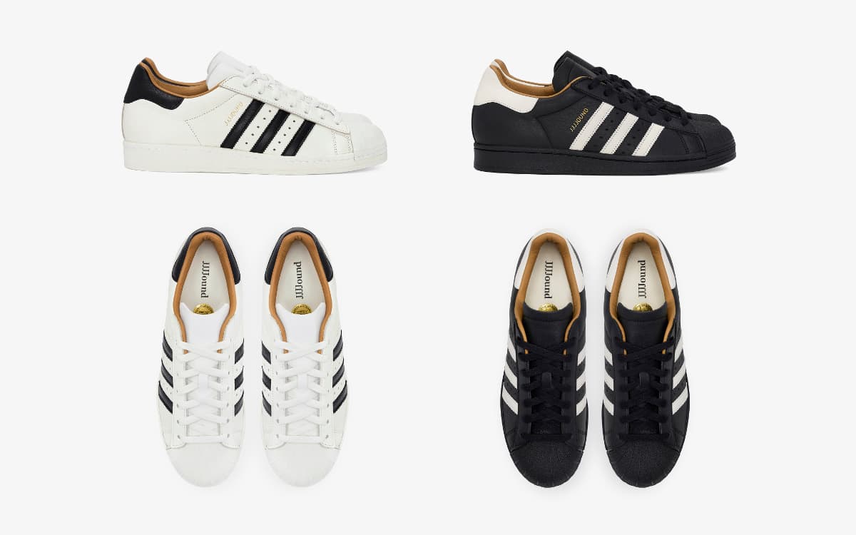 アディダス オリジナルス×JJJJound】名作「SUPERSTAR」をアートフルに