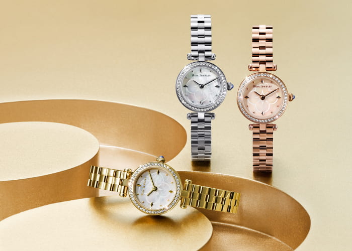 スタージュエリー｜フェイスをダイヤモンドで囲った数量限定ウォッチを