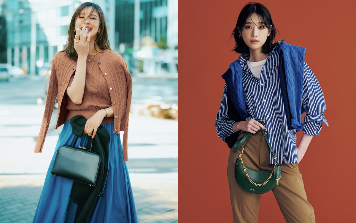 ケーブルニットカーディガンのお手本コーデ12選｜着るだけで華やかな1