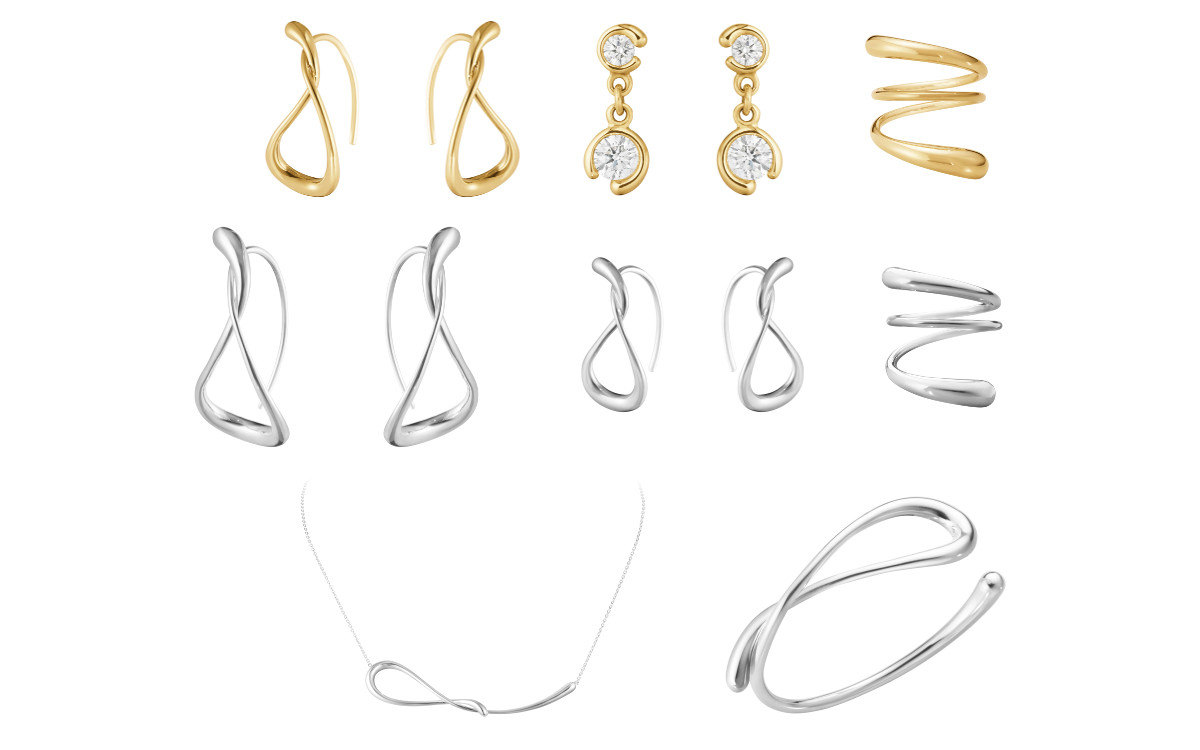 有機的なフォルムが美しいイヤーフープやリングなど、ジョージ