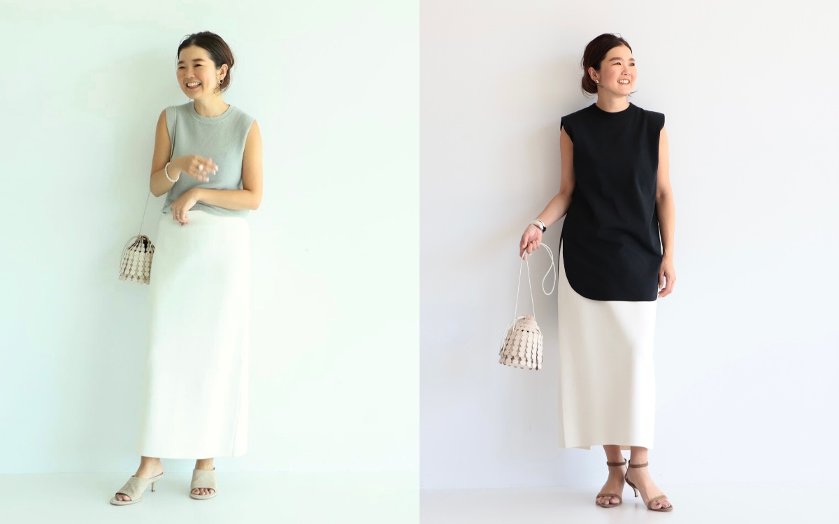 こんなに便利だったなんて♡【白のタイトスカート】でベーシックカラー