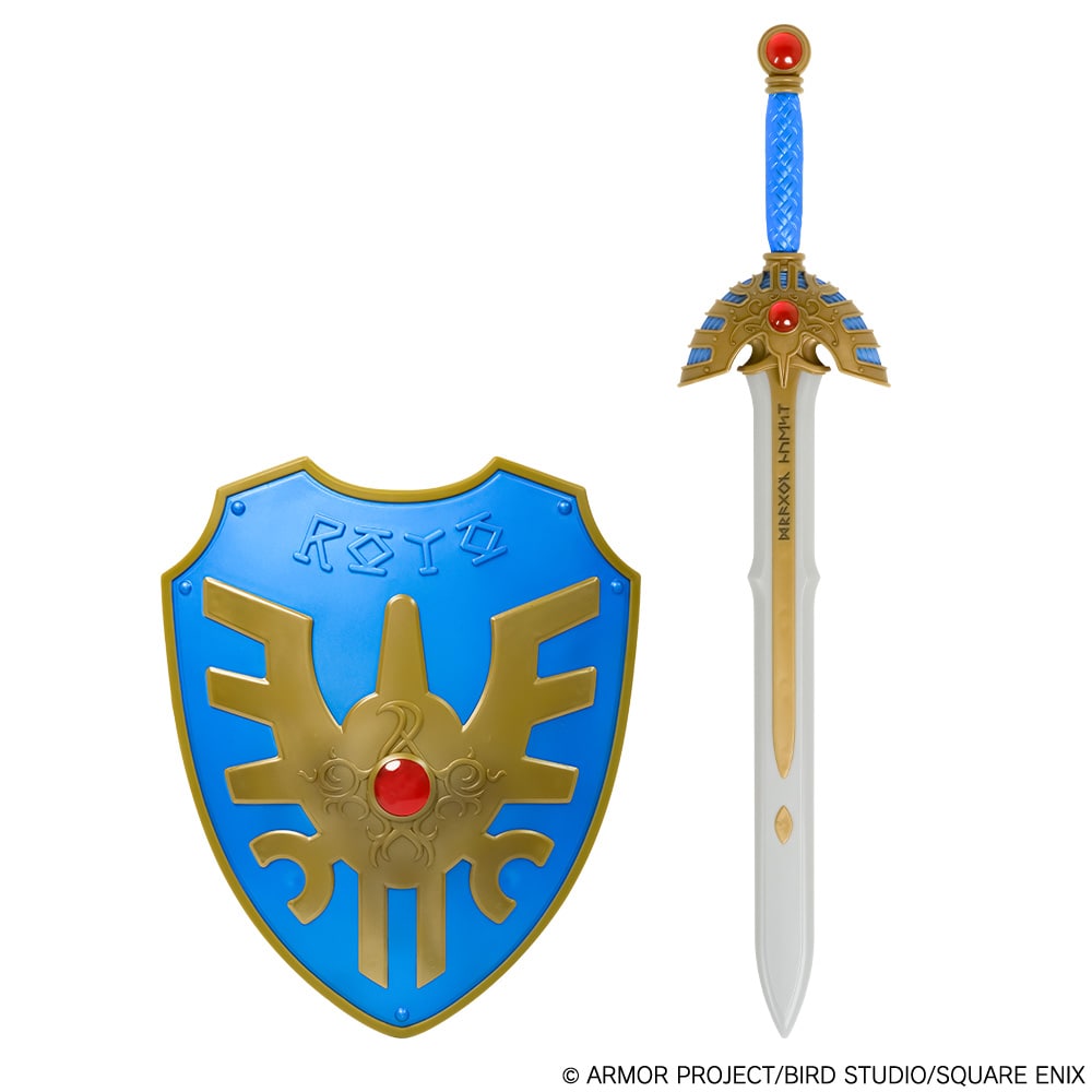 さいごの1枚で賞》 ロトの剣・ロトの盾 スペシャルメタリックブルー