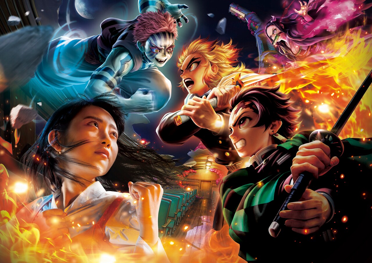 鬼滅の刃」の“VRジェットコースター”がUSJに！煉獄と猗窩座の激闘を360