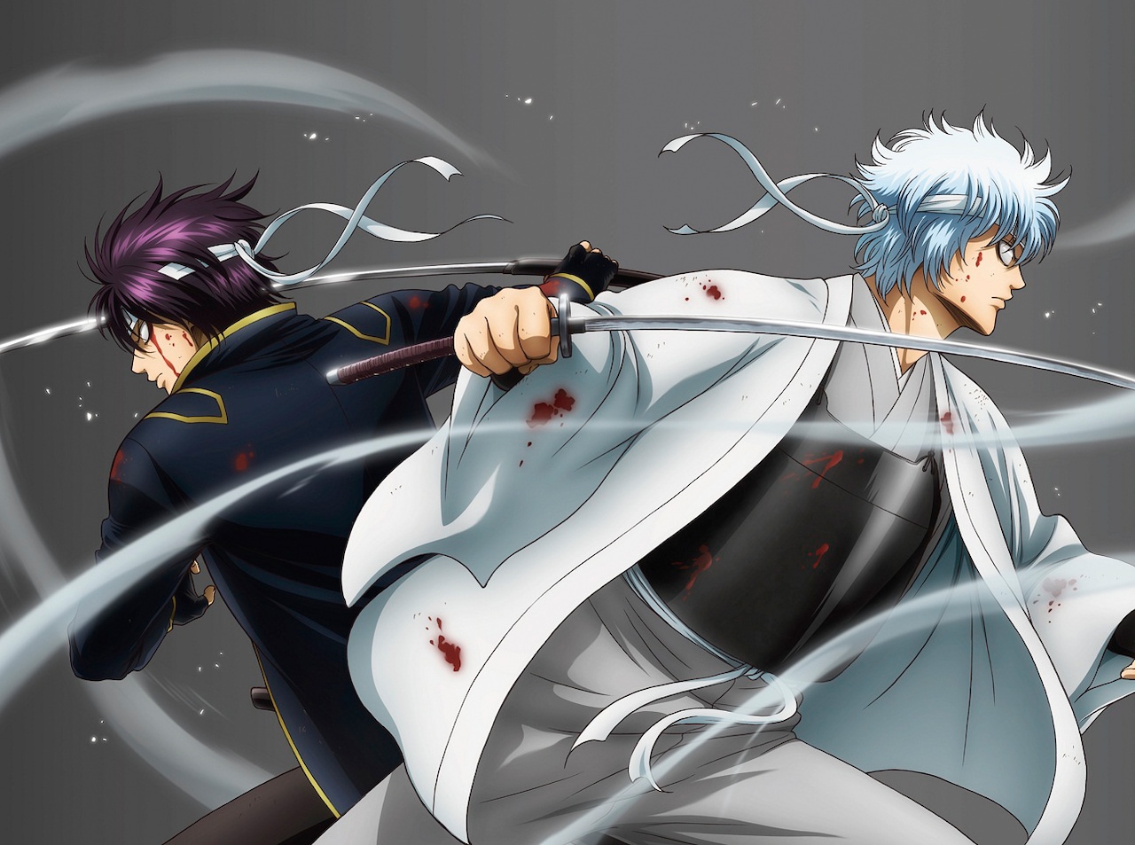 サンエル「銀魂゜」ED曲ジャケットに坂田銀時＆高杉晋助 - 音楽ナタリー