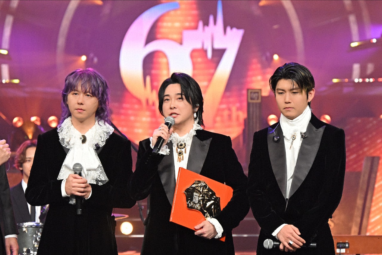 Mrs. GREEN APPLE。左から藤澤涼架、大森元貴、若井滉斗。©TBS [画像