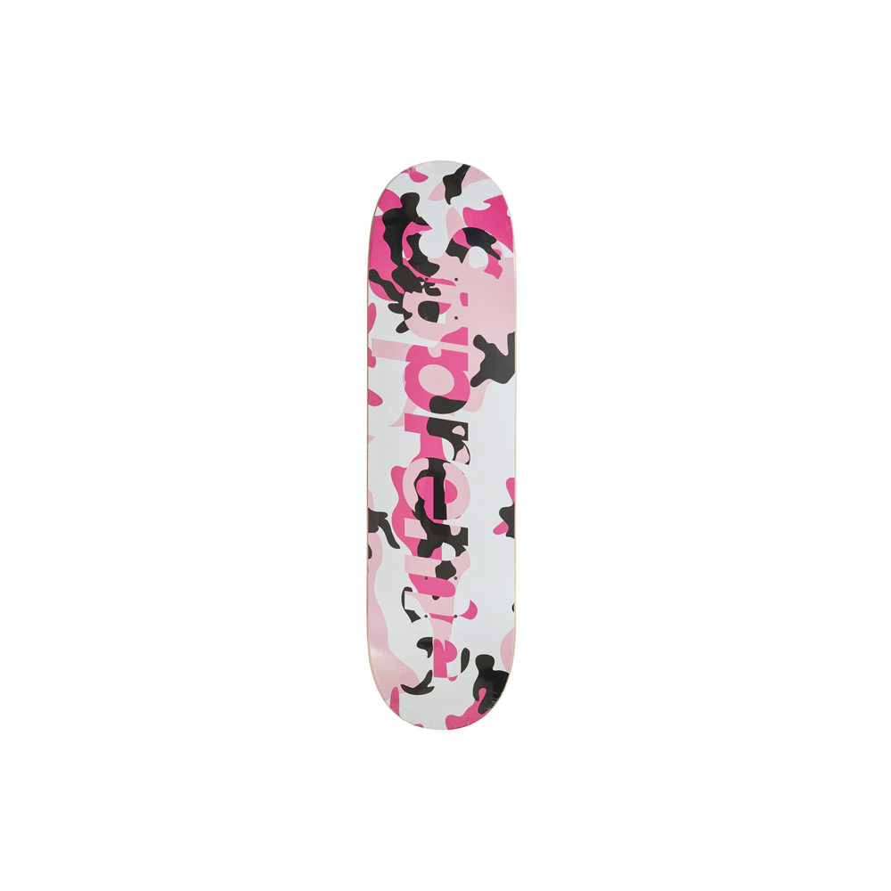 Supreme Camo Logo Skateboard Deck Pink CamoSupreme Camo Logo